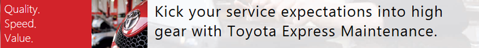 Toyota Express Maintenance